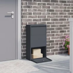 vidaXL Boîte de dépôt de colis 44 x 22 x 82 cm Acier