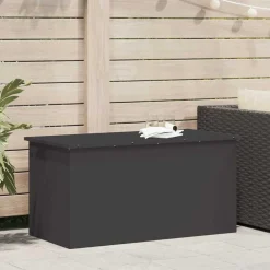 vidaXL Boîte de Rangement Extérieure 100 x 50,5 x 50 cm Acier