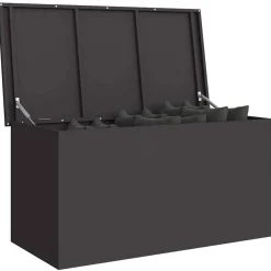 vidaXL Boîte de Rangement Extérieure 100 x 50,5 x 50 cm Acier