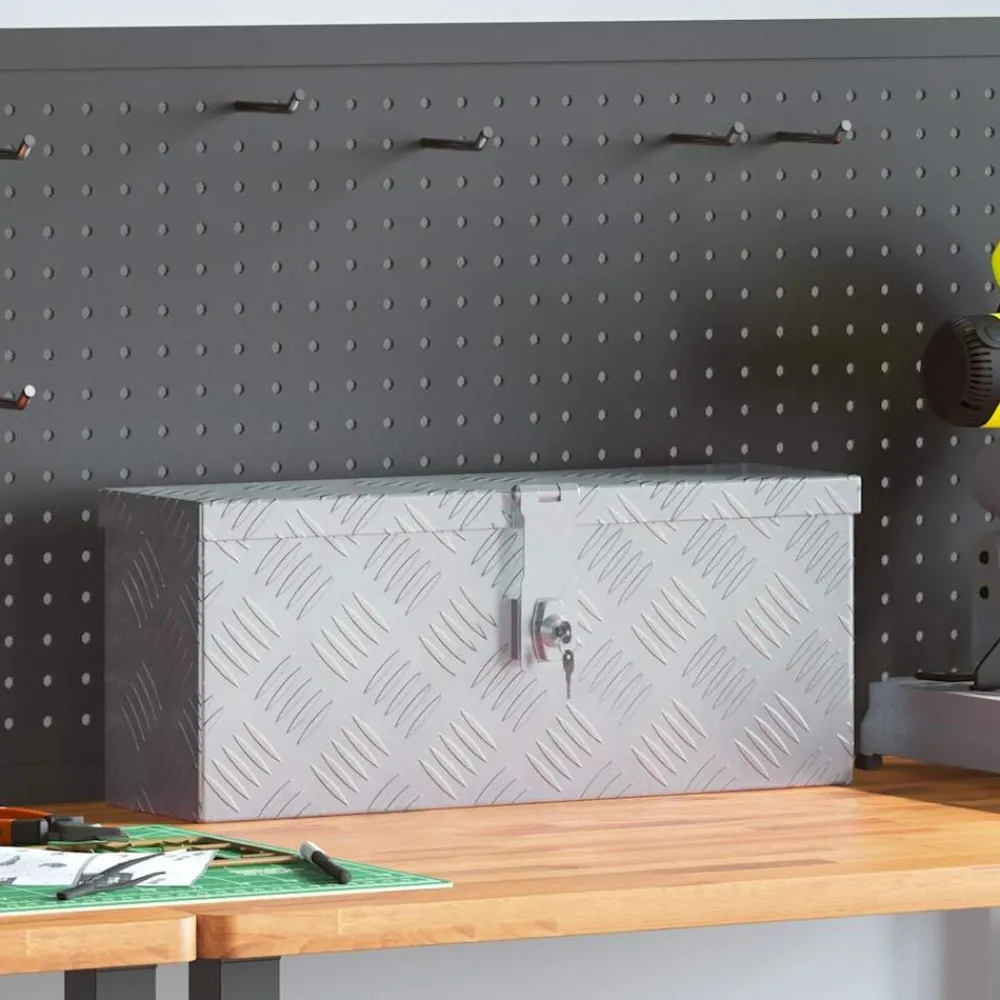 vidaXL Boîte en aluminium 48,5 x 14 x 20 cm é
