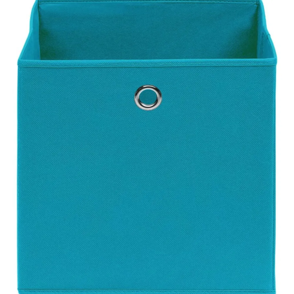 vidaXL Boîtes de rangement 4 pcs Tissu intissé 28x28x28 cm