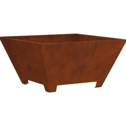 vidaXL Braise Marron 60 x 60 x 30 cm Acier Corten