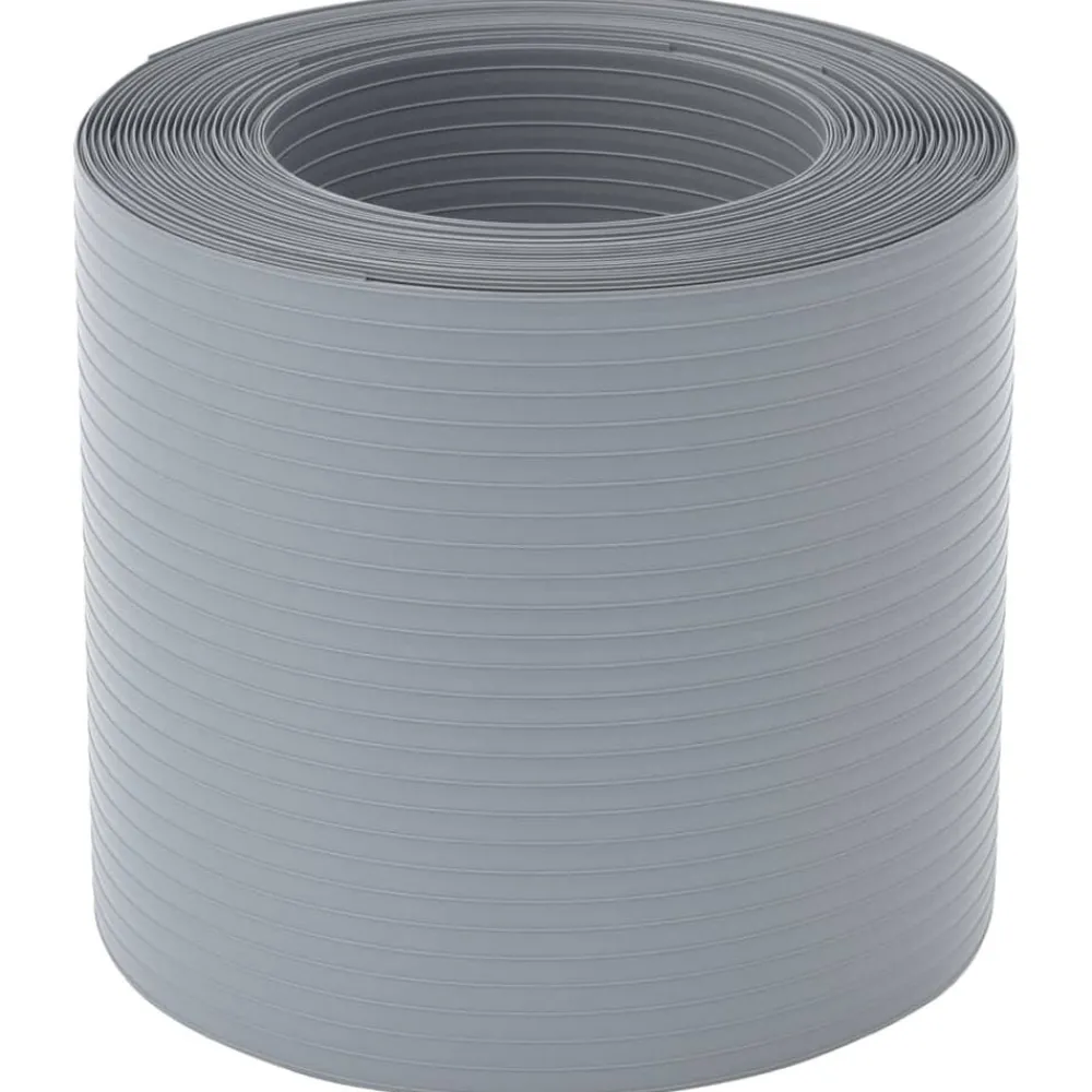 Clôtures & Barrières-vidaXL Brises-vues de jardin 10 pcs 252,5x19 cm PVC Gris