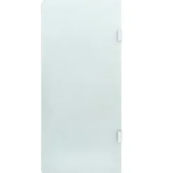 Plomberie-vidaXL Brise-vue pour urinoir mural 90x40 cm Verre trempé Transparent