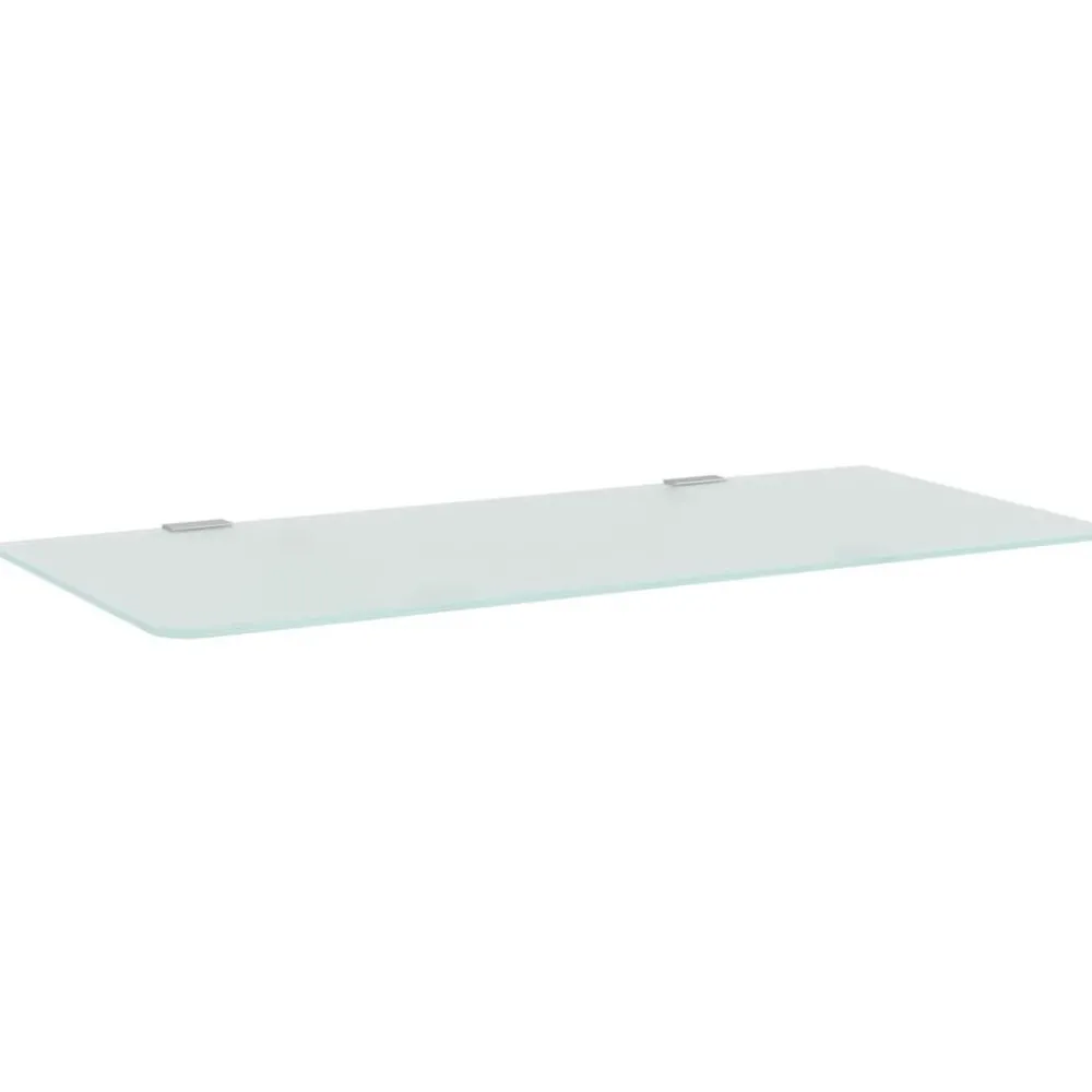 Plomberie-vidaXL Brise-vue pour urinoir mural 90x40 cm Verre trempé Transparent