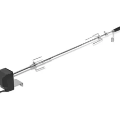 vidaXL Broche à rôtir avec moteur 1200 mm Acier