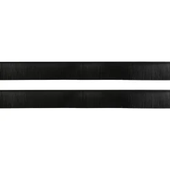 Matériaux De Construction-vidaXL Brosses de porte adhésives 2 pcs 100 cm Noir