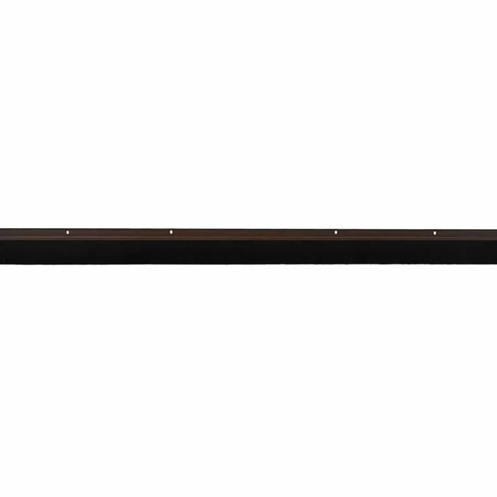 Matériaux De Construction-vidaXL Brosses d'étanchéité pour porte à visser 2 pcs 100 cm Marron