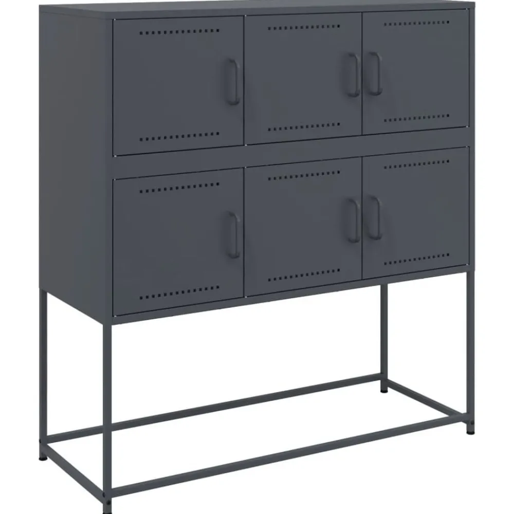 vidaXL Buffet 100,5x39x107 cm acier