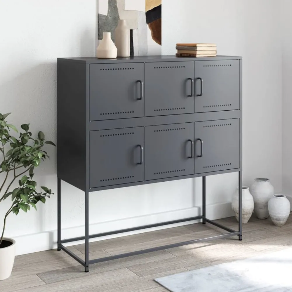 vidaXL Buffet 100,5x39x107 cm acier