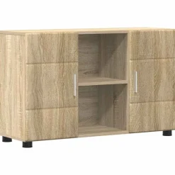 Ensembles De Meubles-vidaXL Buffet avec étagère FLORIN Chêne Sonoma 88,5 x 30,5 x 55,5 cm Ch&ecirc;ne sonoma