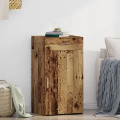 Armoires & Meubles De Rangement-vidaXL Buffet avec tiroir 50 x 42,5 x 93 cm Bois ancien