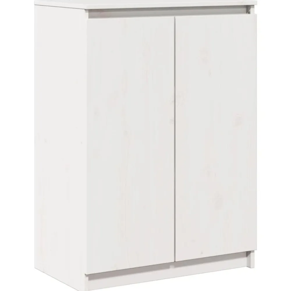Armoires & Meubles De Rangement-vidaXL Buffet 60x36x84 cm Bois de pin massif Blanc