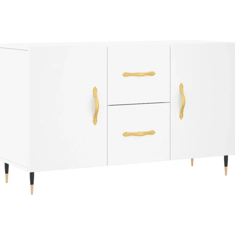 Armoires & Meubles De Rangement-vidaXL Buffet 100x36x60 cm bois d'ingénierie Blanc