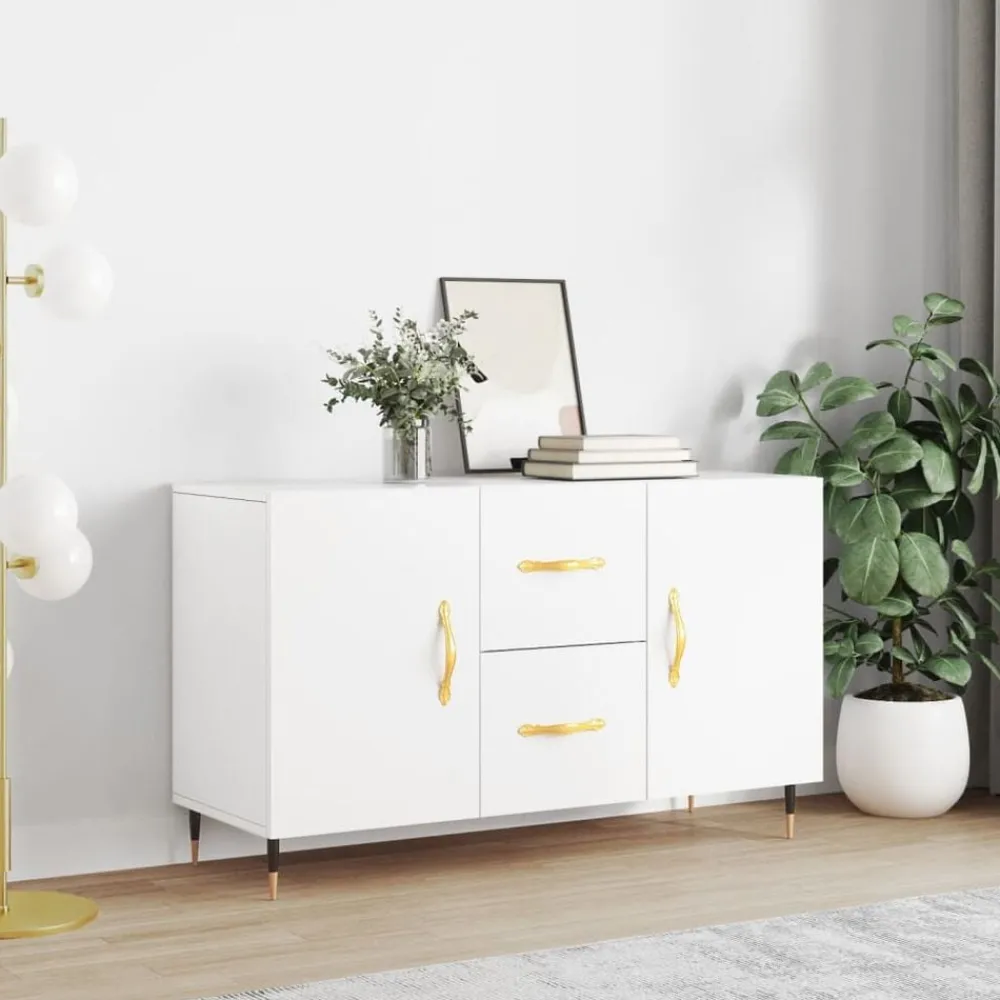 Armoires & Meubles De Rangement-vidaXL Buffet 100x36x60 cm bois d'ingénierie Blanc