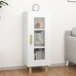 Armoires & Meubles De Rangement-vidaXL Buffet 34,5x34x90 cm bois d'ingénierie Blanc