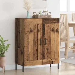 vidaXL Buffet 69,5 x 34 x 90 cm Bois d'ingénierie et fer