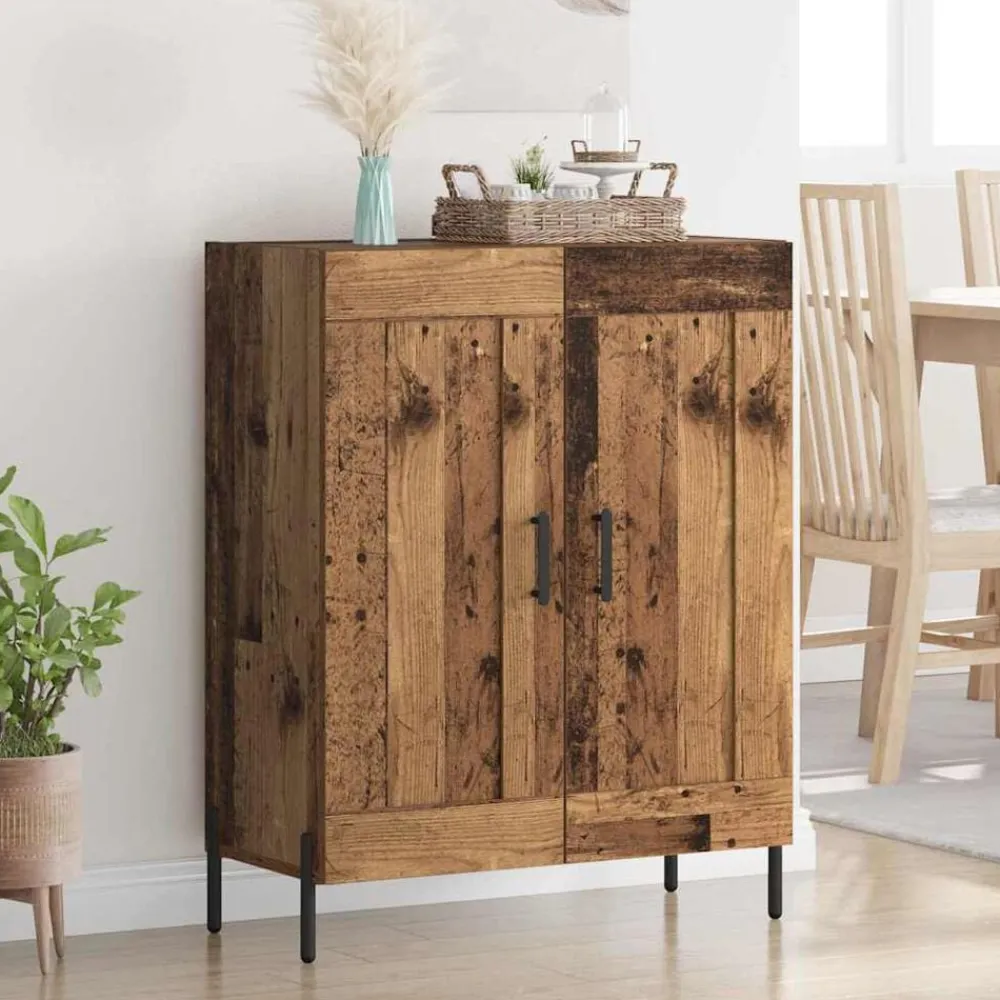 vidaXL Buffet 69,5 x 34 x 90 cm Bois d'ingénierie et fer