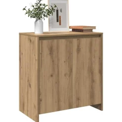 Armoires & Meubles De Rangement-vidaXL Buffet chêne artisanal 70x41x75 cm bois d'ingénierie ch&ecirc;ne artisanal