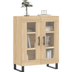 vidaXL Buffet chêne sonoma 69,5x34x90 cm bois d'ingénierie