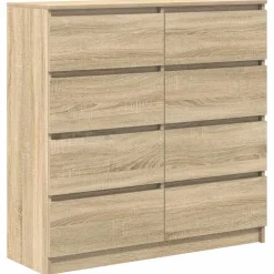vidaXL Buffet chêne sonoma 100x35x99 cm bois d'ingénierie