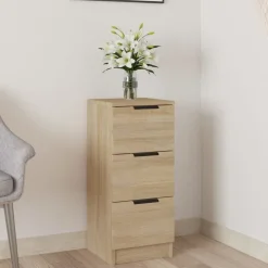 Armoires & Meubles De Rangement-vidaXL Buffet Chêne sonoma 30x30x70 cm Bois d'ingénierie Ch&ecirc;ne sonoma