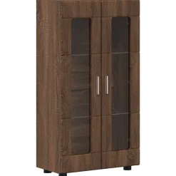 Ensembles De Meubles-vidaXL Buffet FLORIN Chêne brun 55,5 x 29 x 100 cm Bois d'ingénierie Ch&ecirc;ne marron