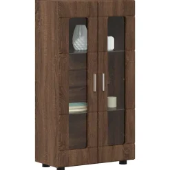 Ensembles De Meubles-vidaXL Buffet FLORIN Chêne brun 55,5 x 29 x 100 cm Bois d'ingénierie Chêne marron