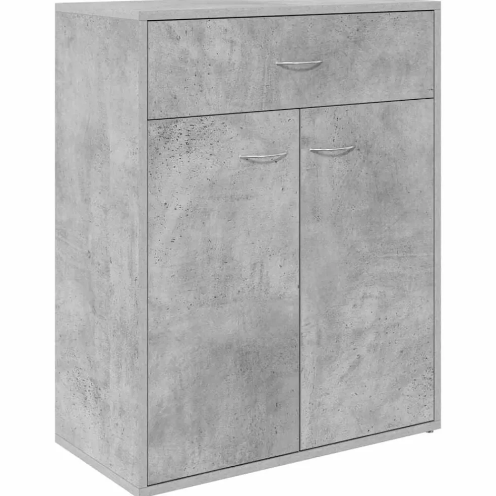 Armoires & Meubles De Rangement-vidaXL Buffet 60x30x75 cm Bois d'ingénierie Gris béton
