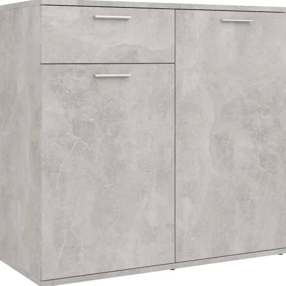 Armoires & Meubles De Rangement-vidaXL Buffet 80x36x75 cm bois d'ingénierie Gris béton