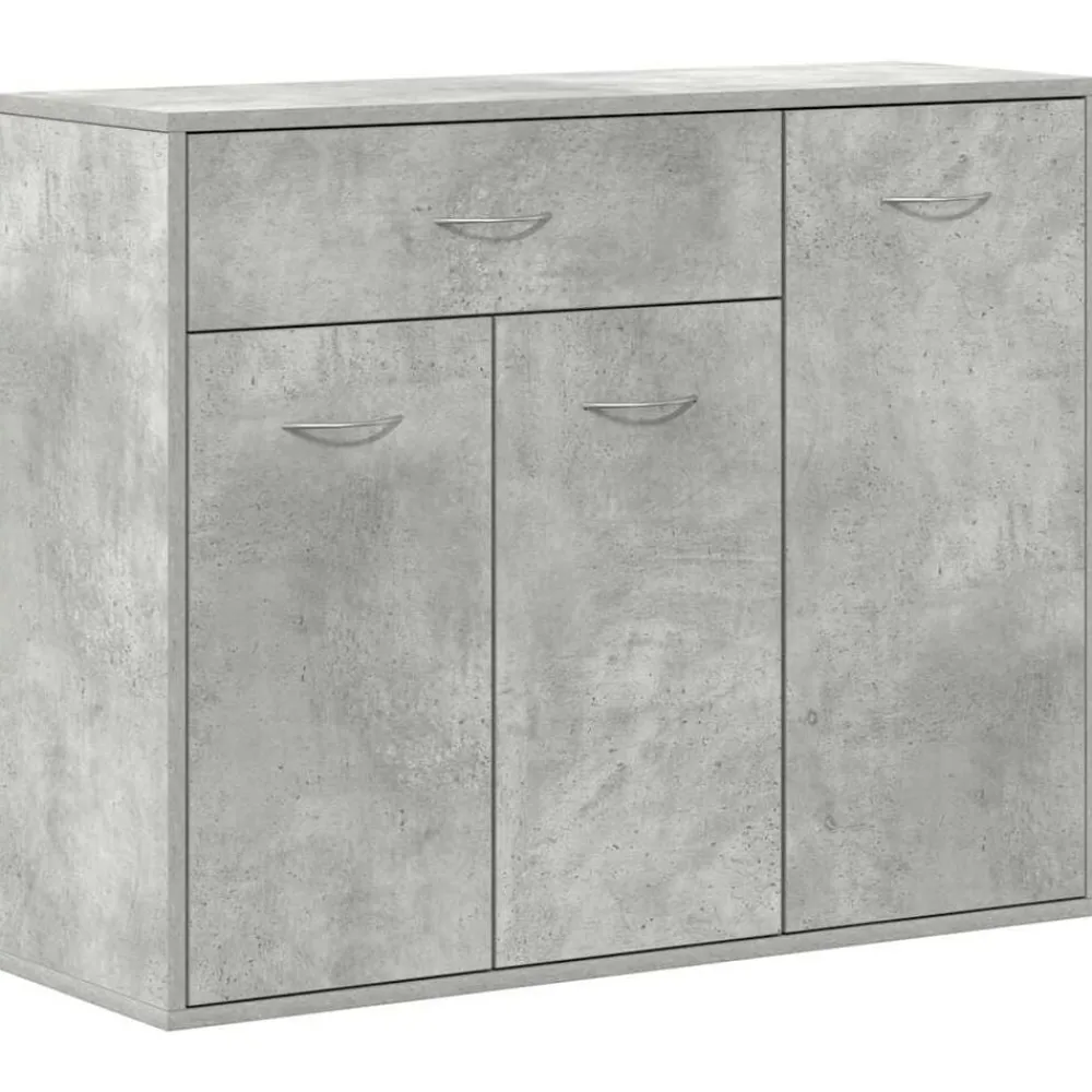 Armoires & Meubles De Rangement-vidaXL Buffet 88x30x70 cm Bois d'ingénierie Gris béton