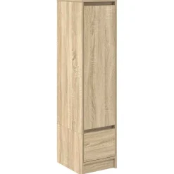 vidaXL Buffet haut chêne sonoma 29,5x34x119,5 cm bois d'ingénierie