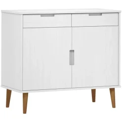 vidaXL Buffet MOLDE 90x40x80 cm Bois massif de pin