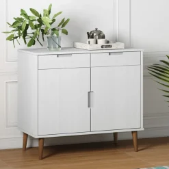 vidaXL Buffet MOLDE 90x40x80 cm Bois massif de pin