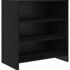 Armoires & Meubles De Rangement-vidaXL Buffet Noir 70 x 41 x 75 cm Bois d'ingénierie Ch&ecirc;ne noir