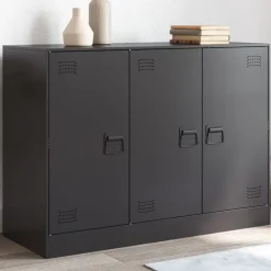 vidaXL Buffet 99x39x73 cm acier