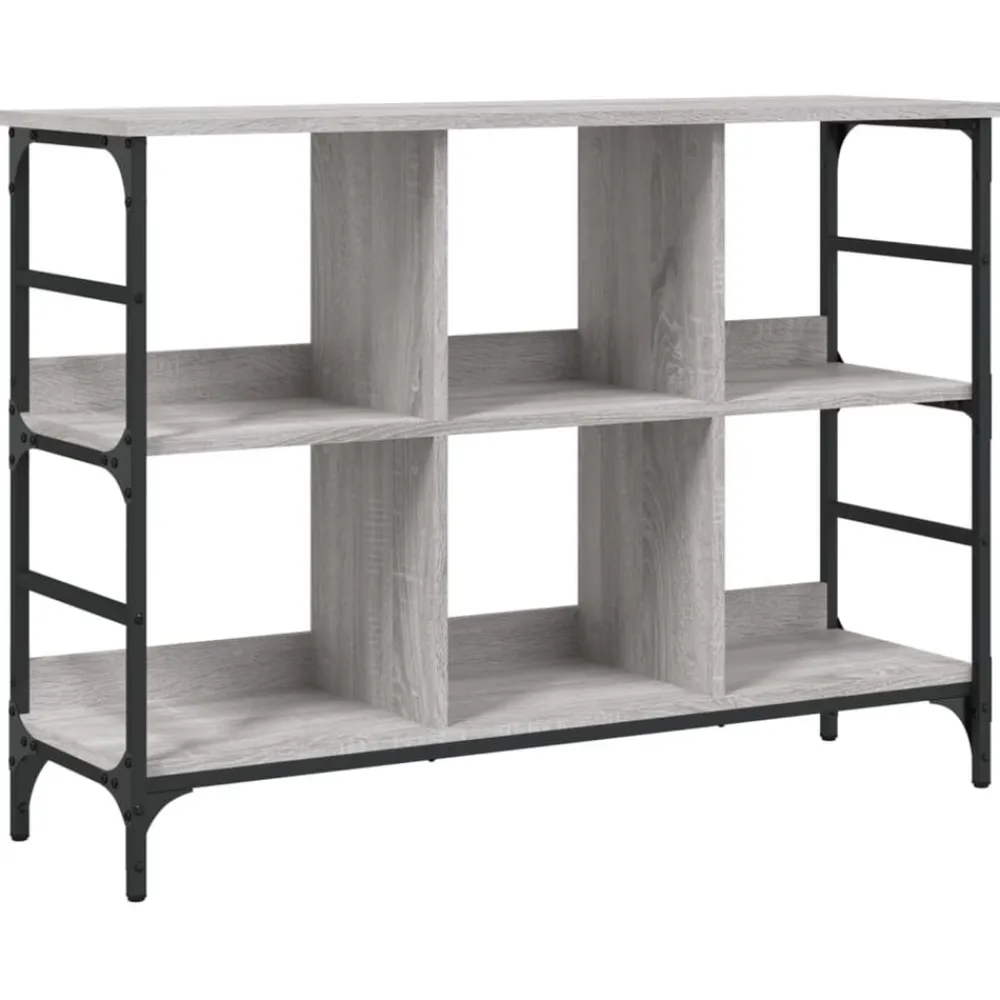 Armoires & Meubles De Rangement-vidaXL Buffet 102x32x73,5 cm bois d'ingénierie Sonoma gris