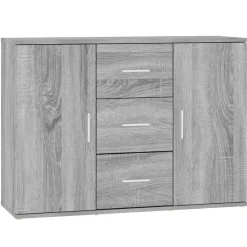 vidaXL Buffet 91x29,5x65 cm Bois d'ingénierie