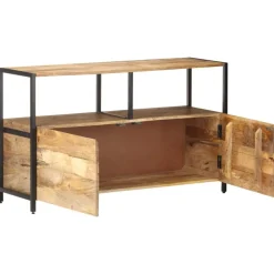 vidaXL Buffet 110x35x65 cm Bois de manguier massif