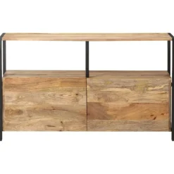 vidaXL Buffet 110x35x65 cm Bois de manguier massif