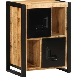 Armoires & Meubles De Rangement-vidaXL Buffet 55x35x70 cm bois de manguier brut massif Marron