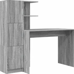 Meubles De Bureau|Armoires & Meubles De Rangement-vidaXL Bureau 2 pcs Gris Sonoma Sonoma gris