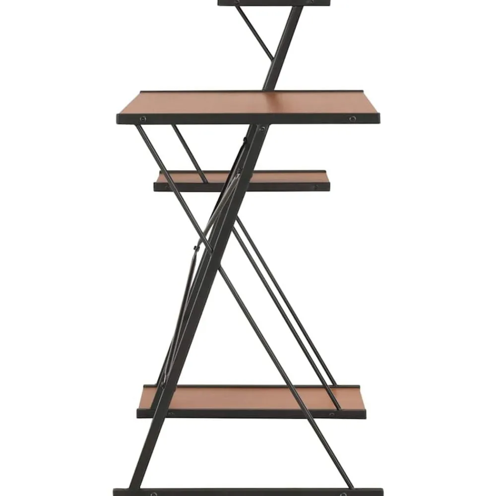 vidaXL Bureau avec étagère 116x50x93 cm