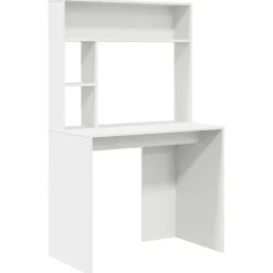 vidaXL Bureau avec étagère 91 x 50 x 149 cm Bois d'ingénierie