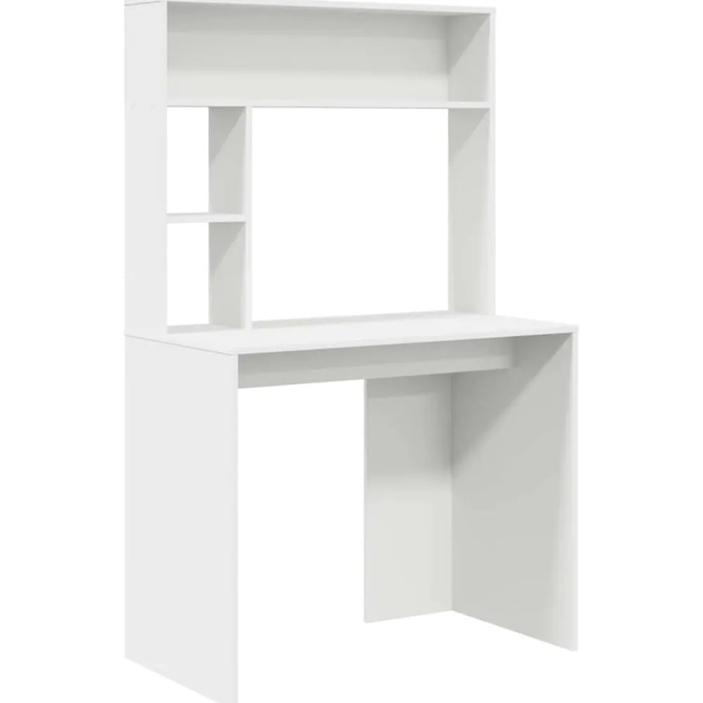 vidaXL Bureau avec étagère 91 x 50 x 149 cm Bois d'ingénierie
