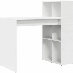 vidaXL Bureau avec étagère 108 x 55 x 103.5 cm Bois d'ingénierie