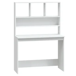vidaXL Bureau avec étagères 102x45x148 cm Bois d'ingénierie