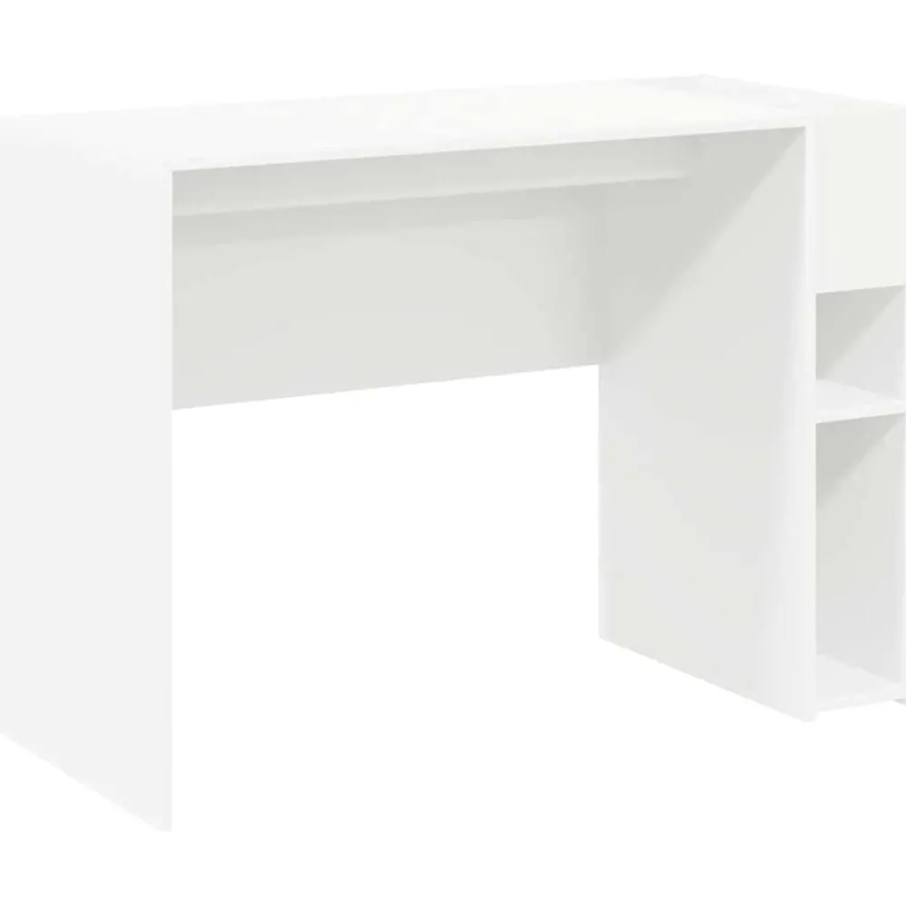 Meubles De Bureau-vidaXL Bureau 109 x 50 x 78 cm Bois d'ingénierie Blanc