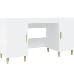 Meubles De Bureau-vidaXL Bureau 140x50x75 cm Bois d'ingénierie Blanc