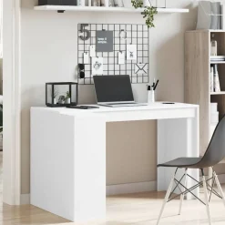 vidaXL Bureau 123,5x73,5x75 cm bois d'ingénierie